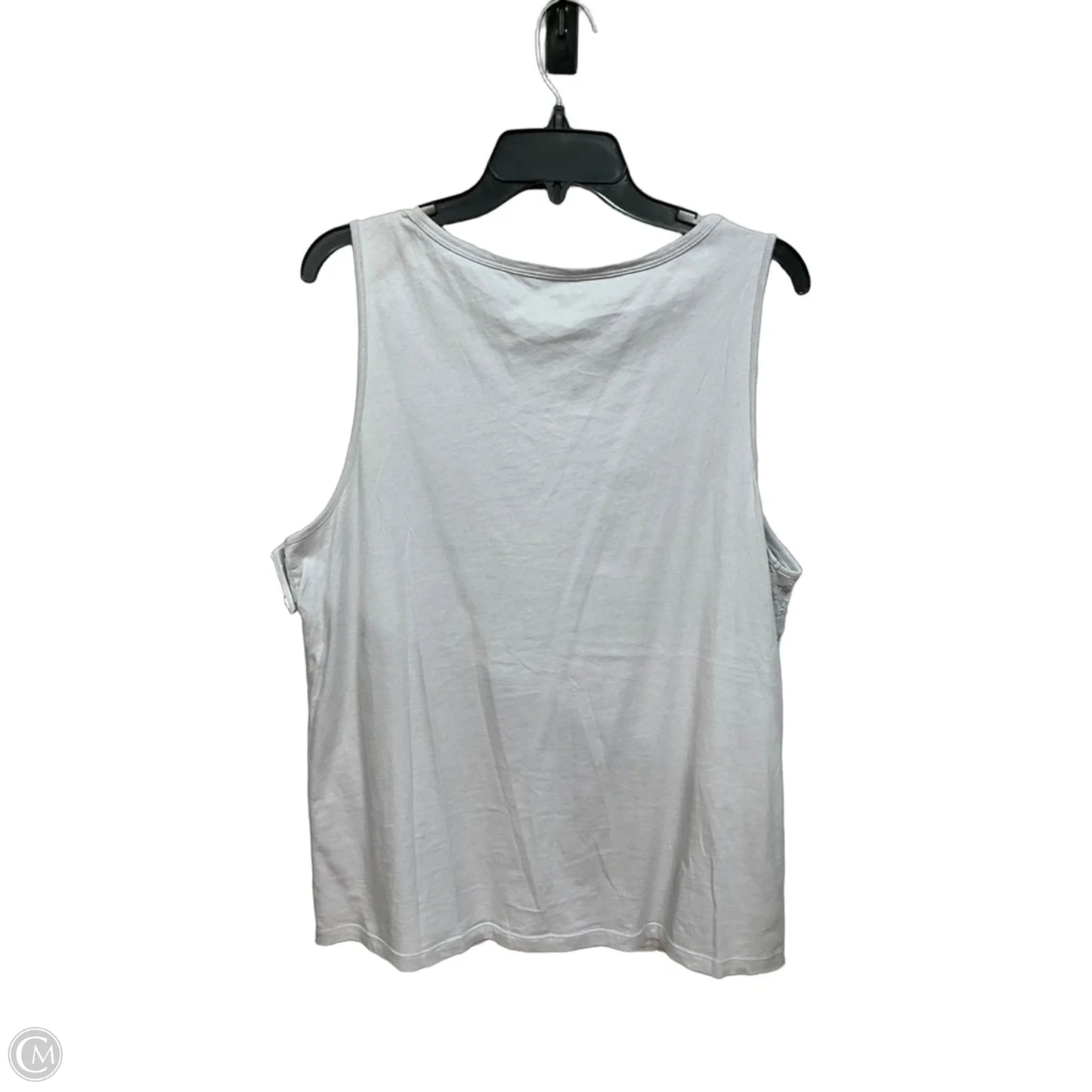 Top Sleeveless By Loft In Grey, Size: Xl