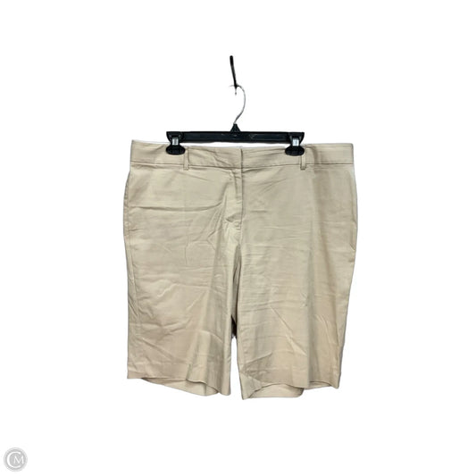 Shorts By Charter Club In Beige, Size: 16