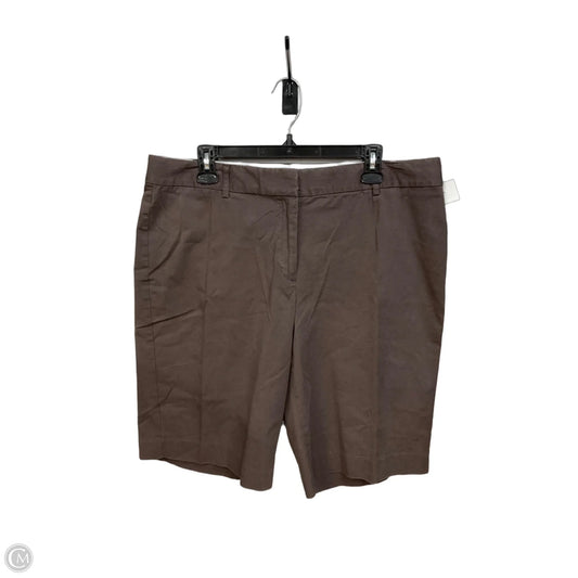 Shorts By Charter Club In Brown, Size: 16