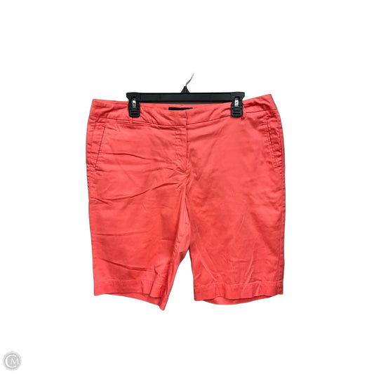 Shorts By Larry Levine In Coral, Size: 16