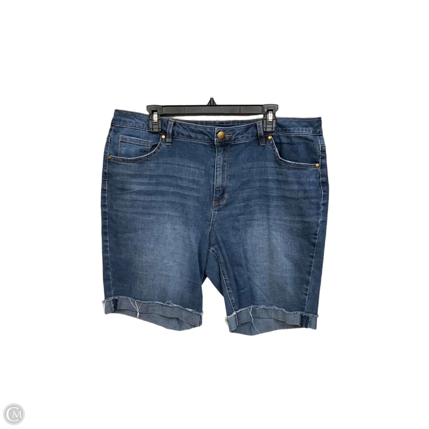 Shorts By Cmc In Blue Denim, Size: 18