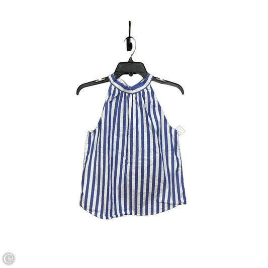 Top Sleeveless By J. Crew In Striped Pattern, Size: S