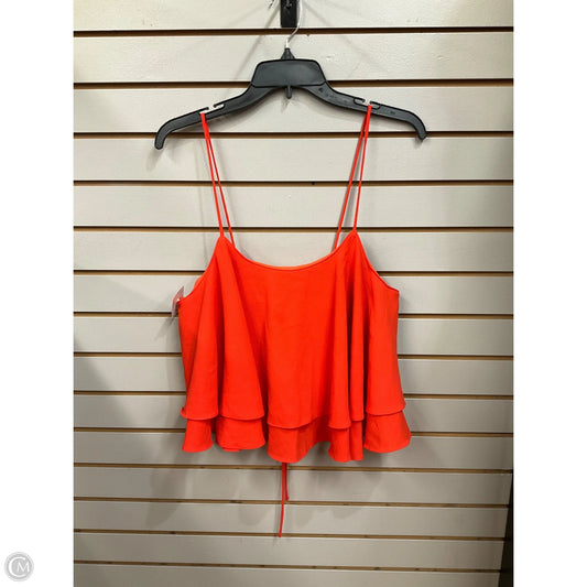 Top Sleeveless By Free People In Orange, Size: M