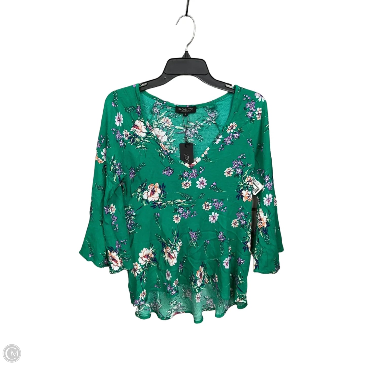 Top 3/4 Sleeve By Rachel Zoe In Floral Print, Size: S