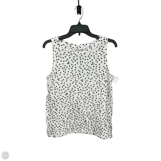 Top Sleeveless By Loft In White, Size: M