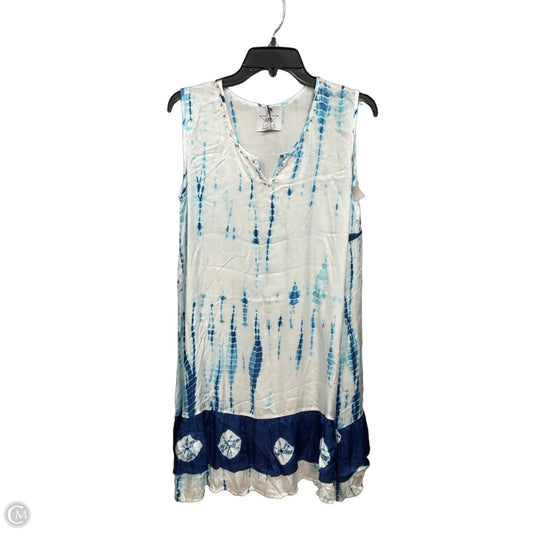 Swimwear Cover-up By Cmc In Blue & White, Size: S
