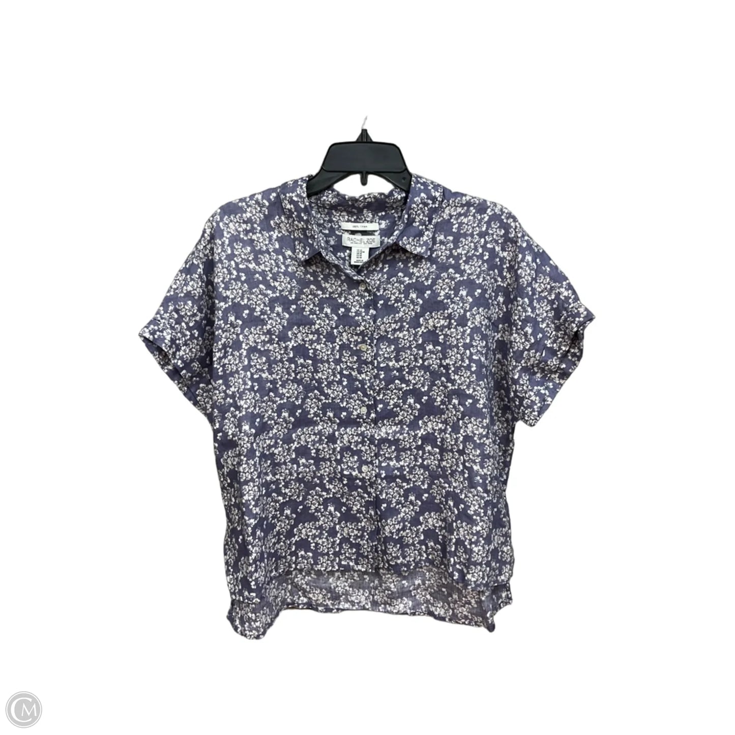 Blouse Short Sleeve By Rachel Zoe In Floral Print, Size: M