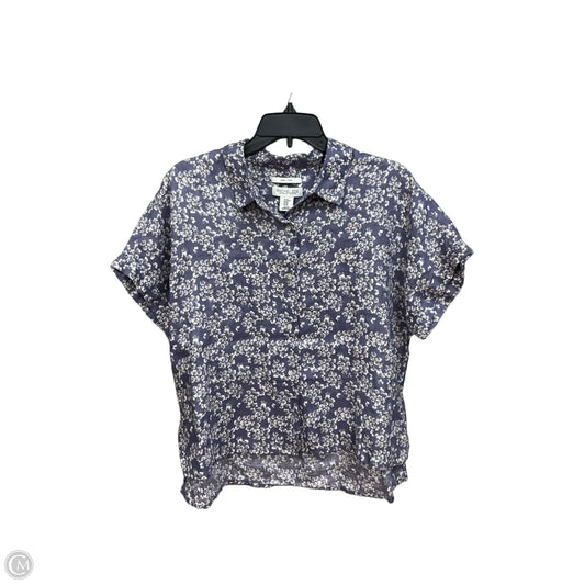 Blouse Short Sleeve By Rachel Zoe In Floral Print, Size: M