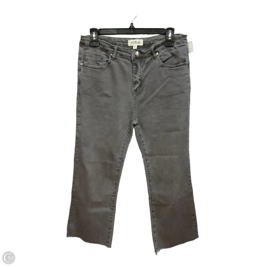 Pants Cropped By Listicle In Grey, Size: 12