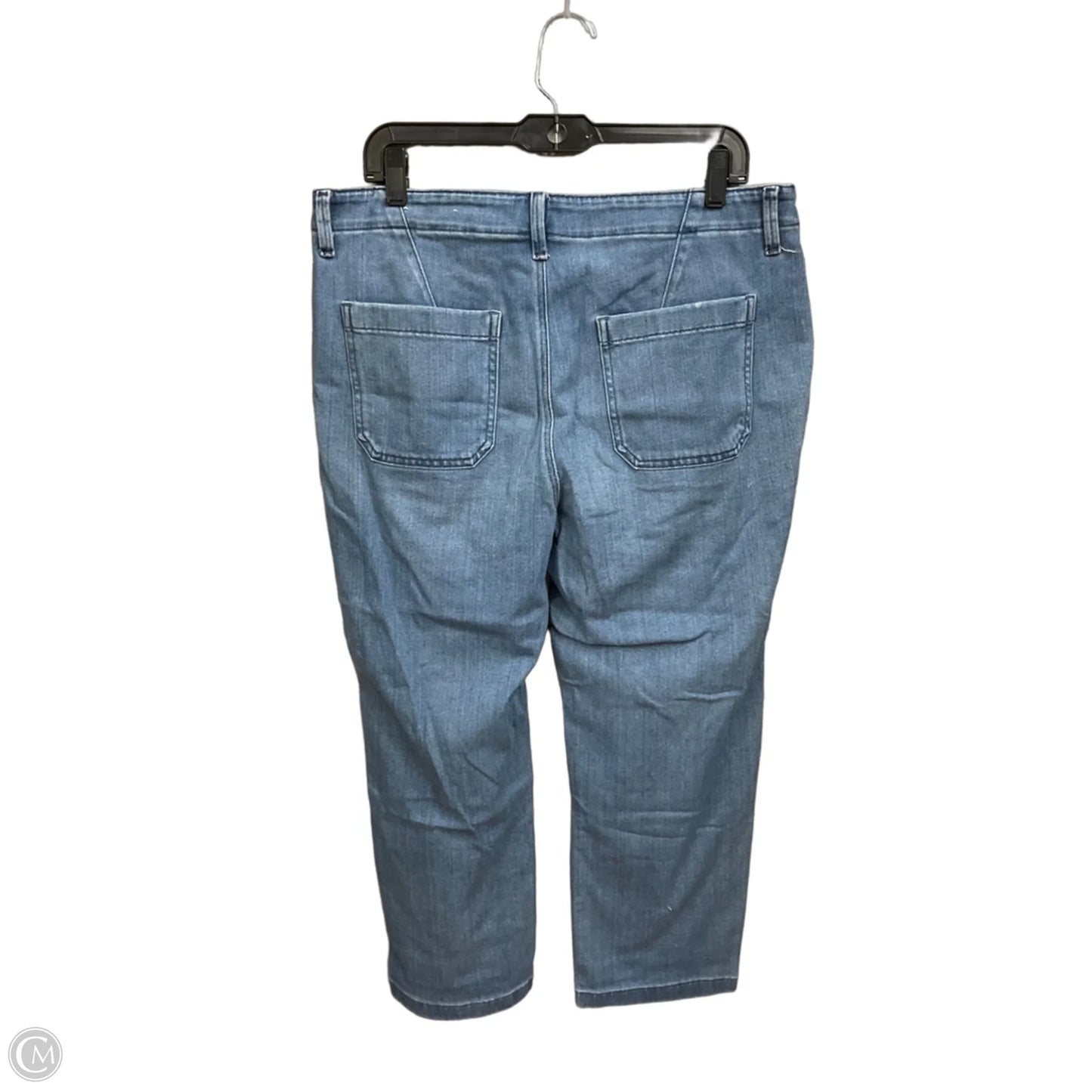 Jeans Cropped By Chicos In Blue Denim, Size: 12