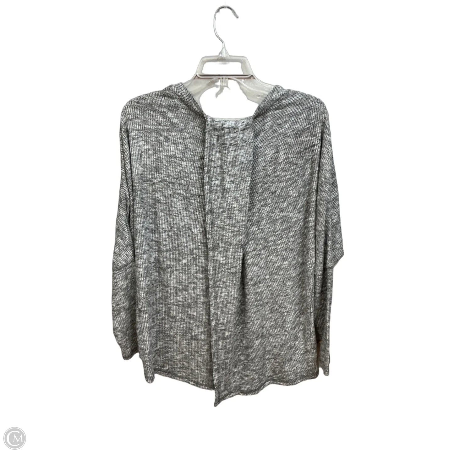 Top Long Sleeve By Matilda Jane In Grey & White, Size: M