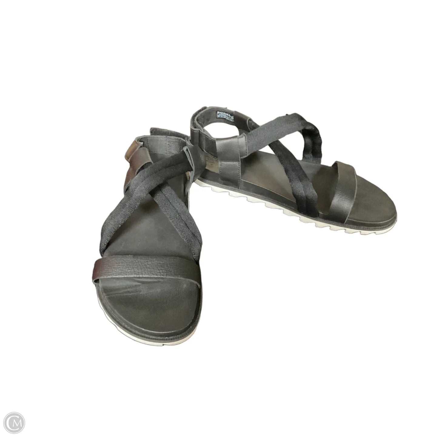 Sandals Flats By Sorel In Black, Size: 8.5