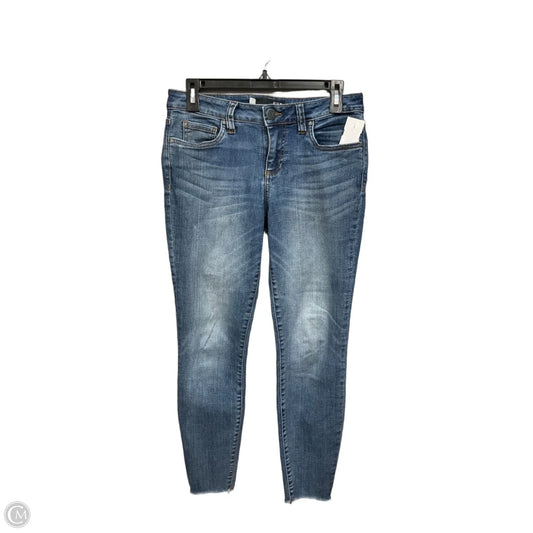 Jeans Cropped By Kut In Blue Denim, Size: 4