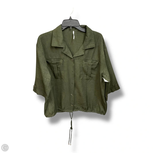 Top Short Sleeve By Cmc In Green, Size: Xl