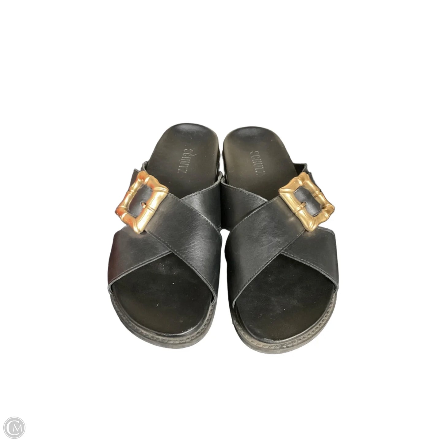 Sandals Flats By Aquatalia In Black, Size: 8