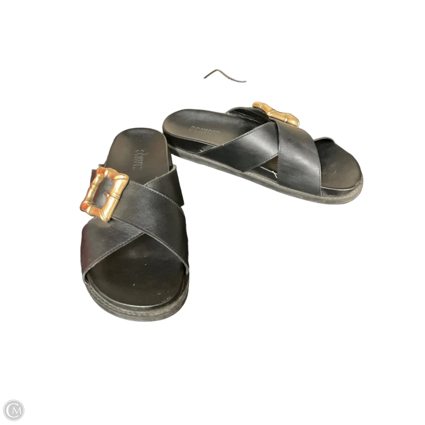 Sandals Flats By Aquatalia In Black, Size: 8