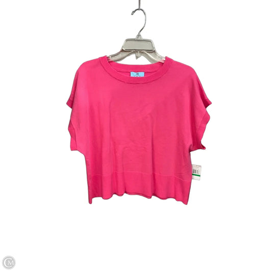 Top Short Sleeve Basic By Cece In Pink, Size: L
