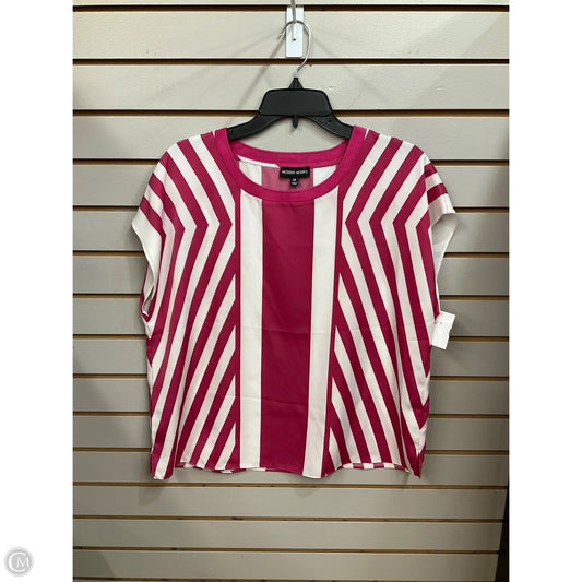 Pants Set 2pc By Modern Works In Pink & White, Size: 8