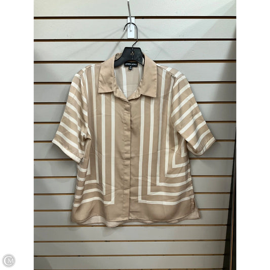 Pants Set 2pc By Modern Works In Tan & White, Size: 8