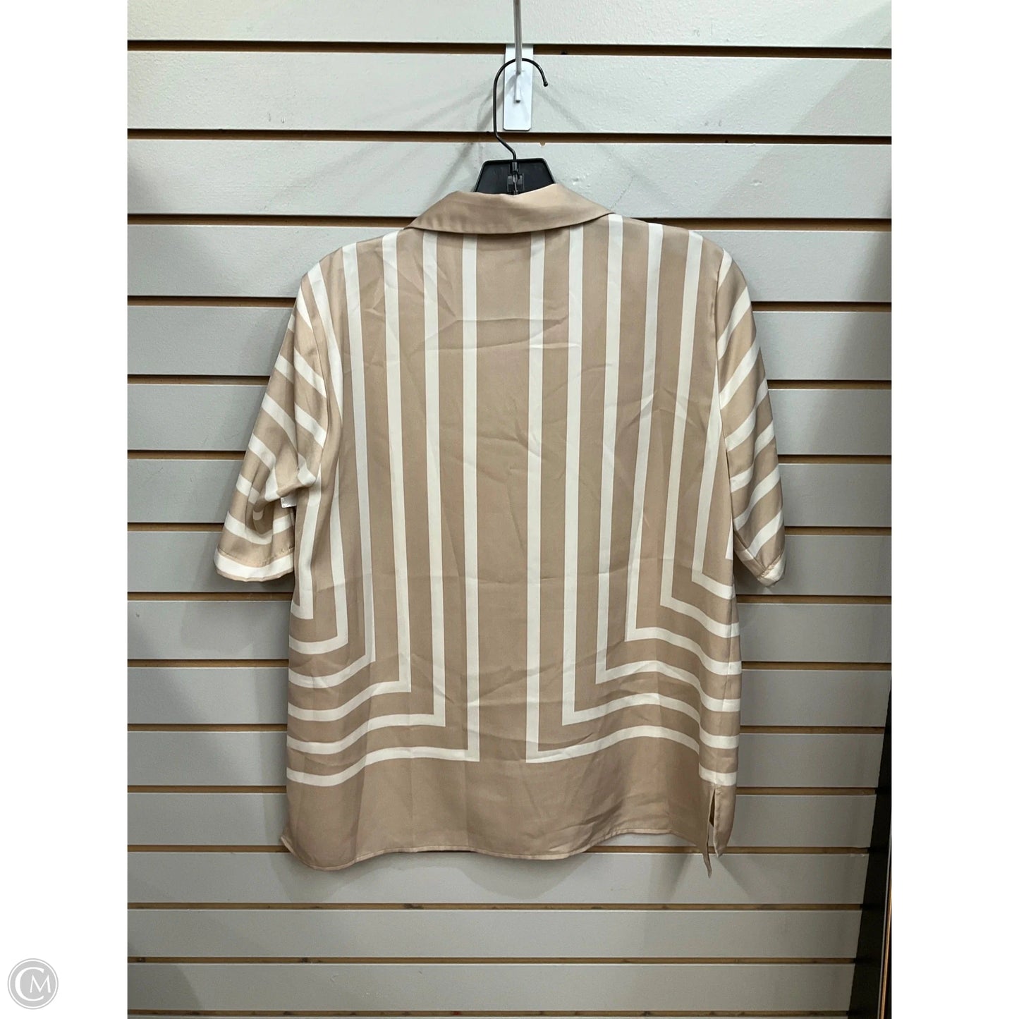 Pants Set 2pc By Modern Works In Tan & White, Size: 8