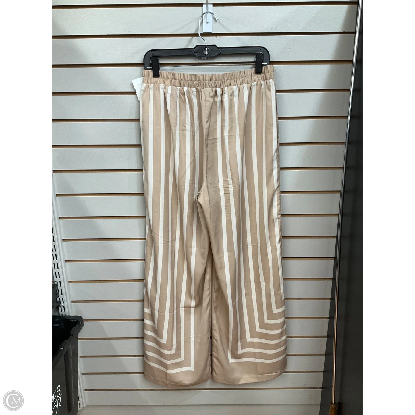 Pants Set 2pc By Modern Works In Tan & White, Size: 8