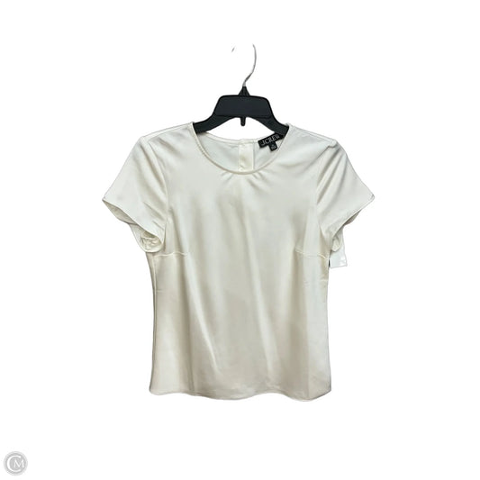 Blouse Short Sleeve By J. Crew In Cream, Size: Xs