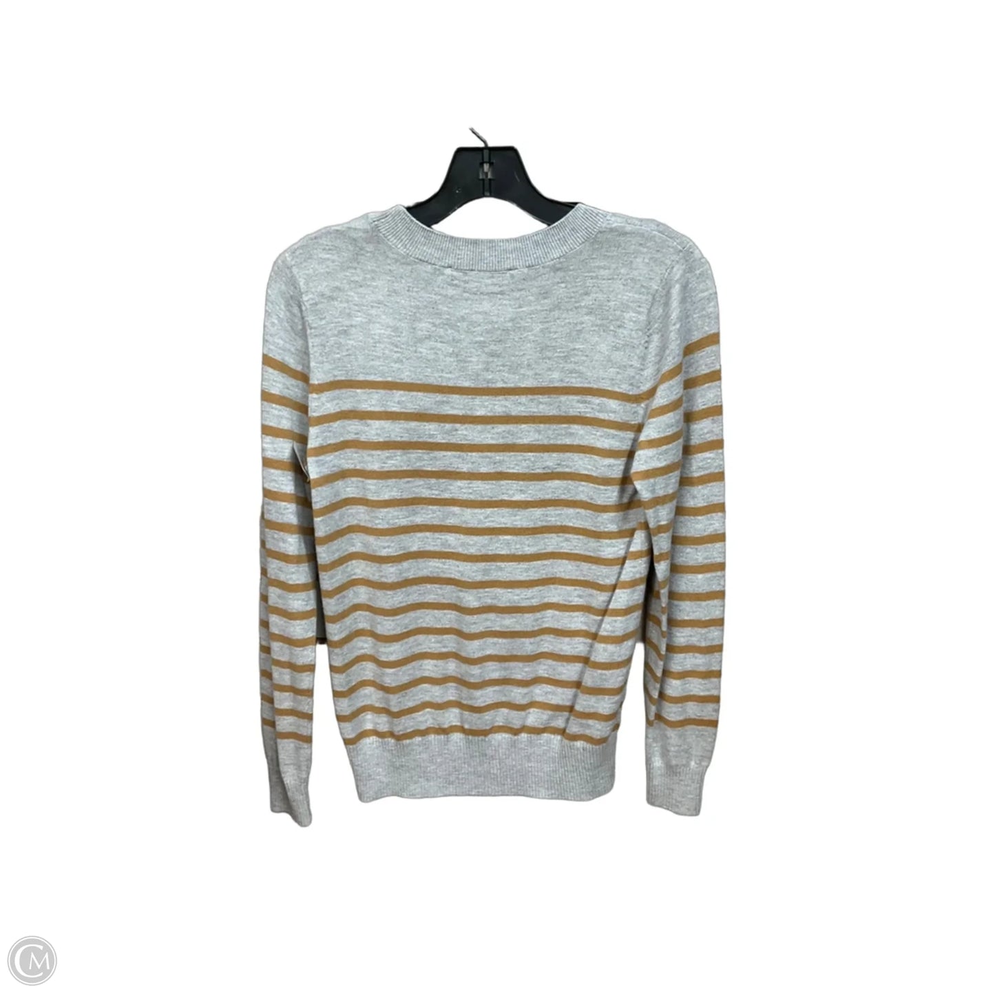 Top Long Sleeve By Loft In Grey, Size: M