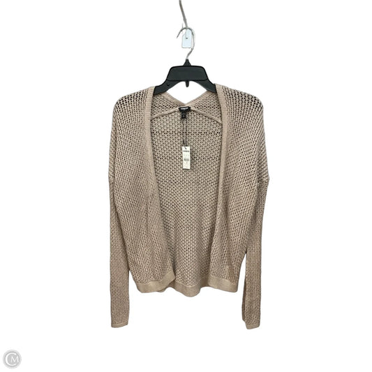 Cardigan By Express In Beige, Size: Xs