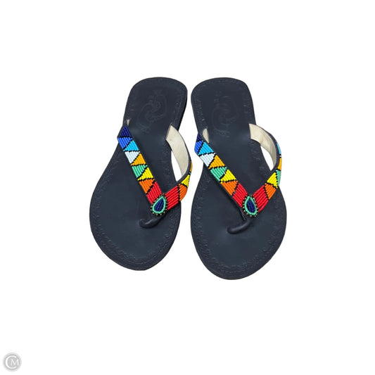 Sandals Flip Flops By Cmc In Black, Size: 9