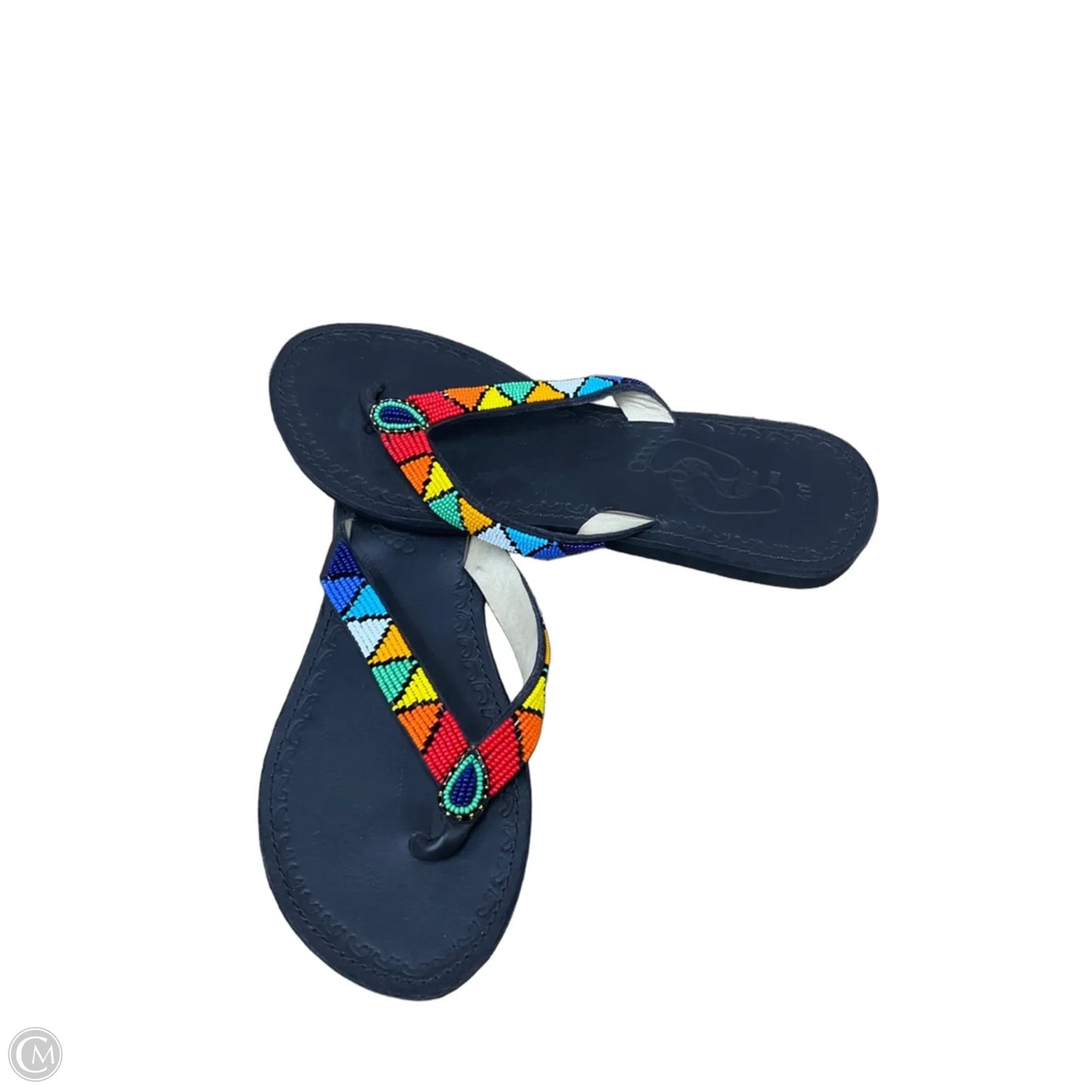 Sandals Flip Flops By Cmc In Black, Size: 9