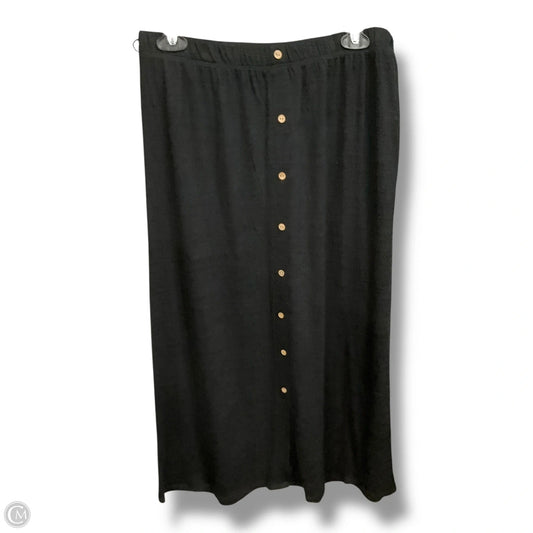 Skirt Midi By Clothes Mentor In Black, Size: M