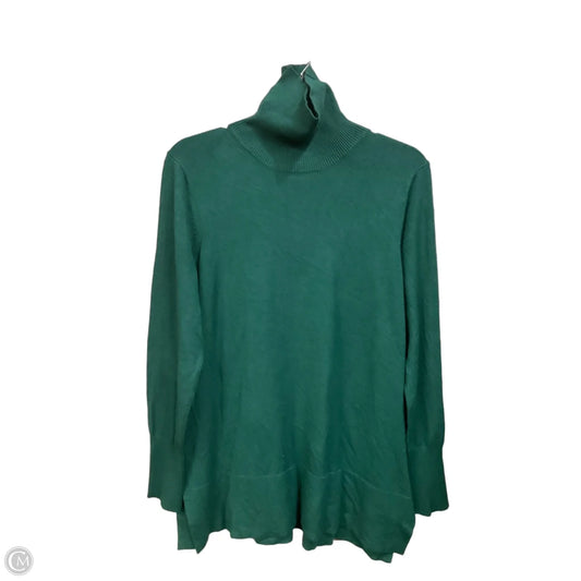 Top Long Sleeve Basic By Soft Surroundings In Green, Size: M