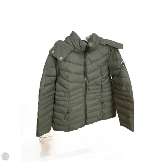 Coat Puffer & Quilted By Nautica In Green, Size: M
