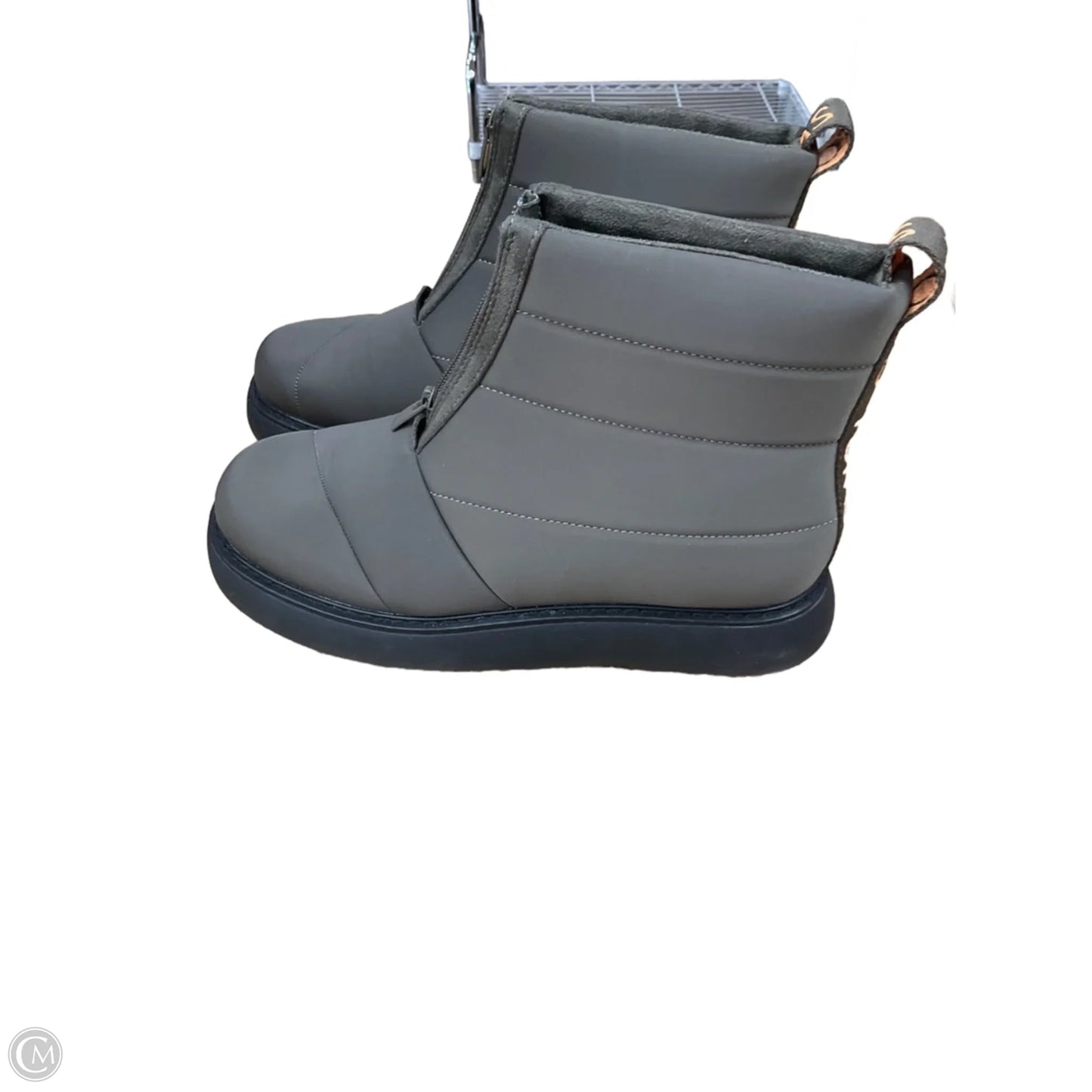 Boots Ankle Flats By Toms In Green, Size: 8.5