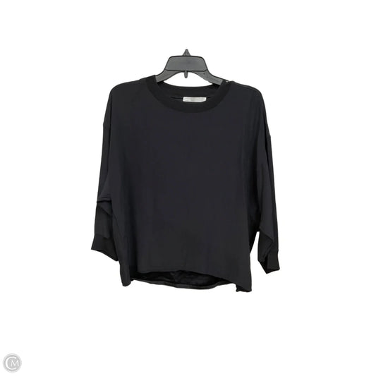 Top Long Sleeve By Vince In Black, Size: S