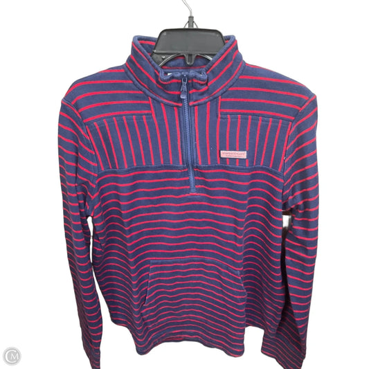 Top Long Sleeve By Vineyard Vines In Striped Pattern, Size: M