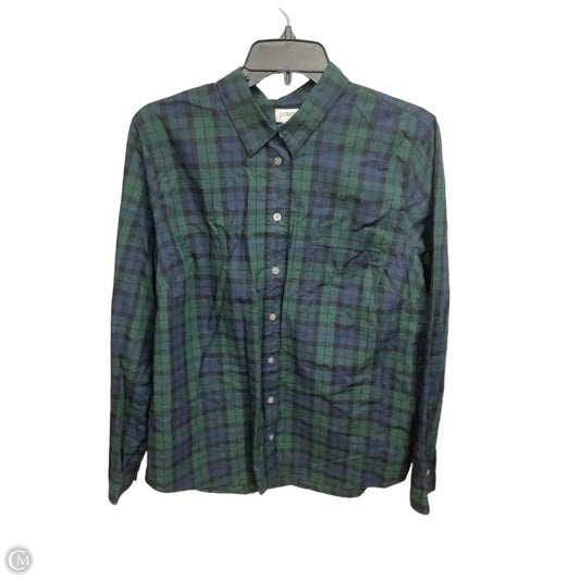 Top Long Sleeve By J. Crew In Striped Pattern, Size: L