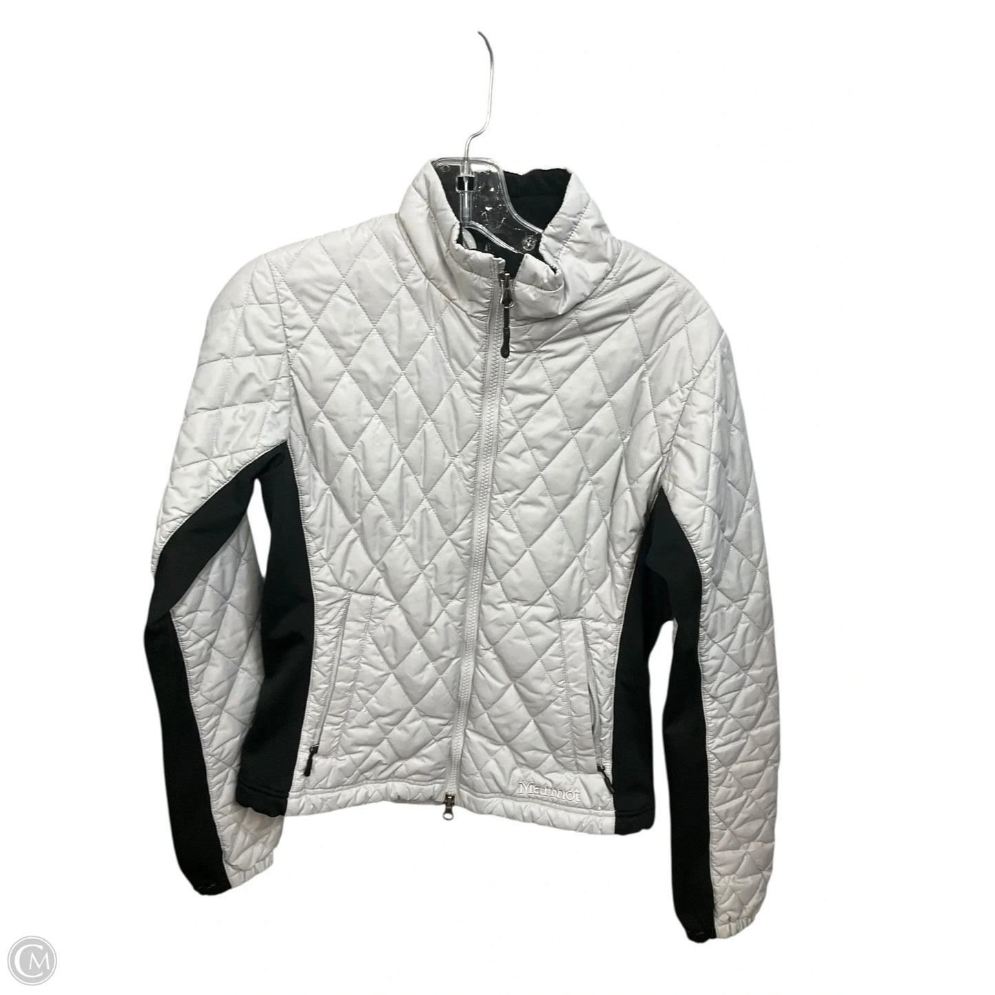 Jacket Puffer & Quilted By Marmot In Black & Grey, Size: S