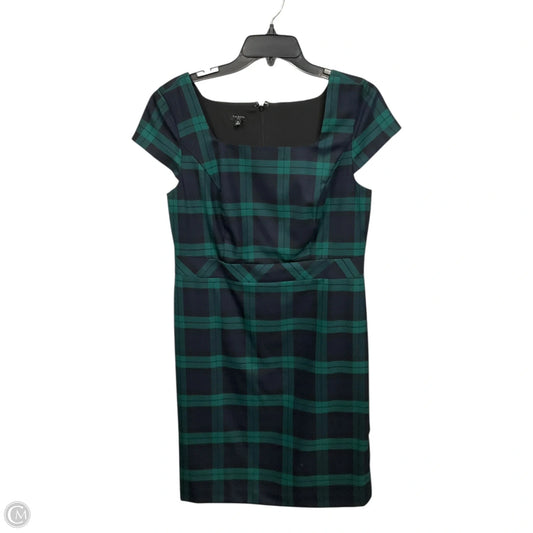 Dress Work By Talbots In Plaid Pattern, Size: 8p