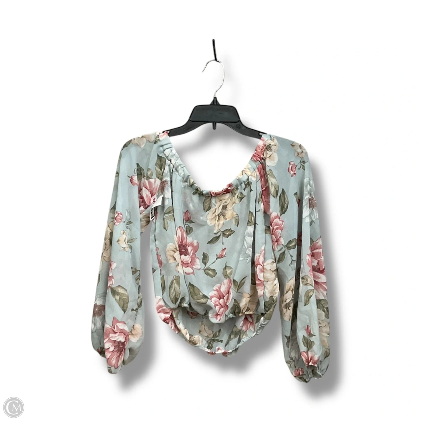 Blouse Long Sleeve By Windsor In Sage, Size: M