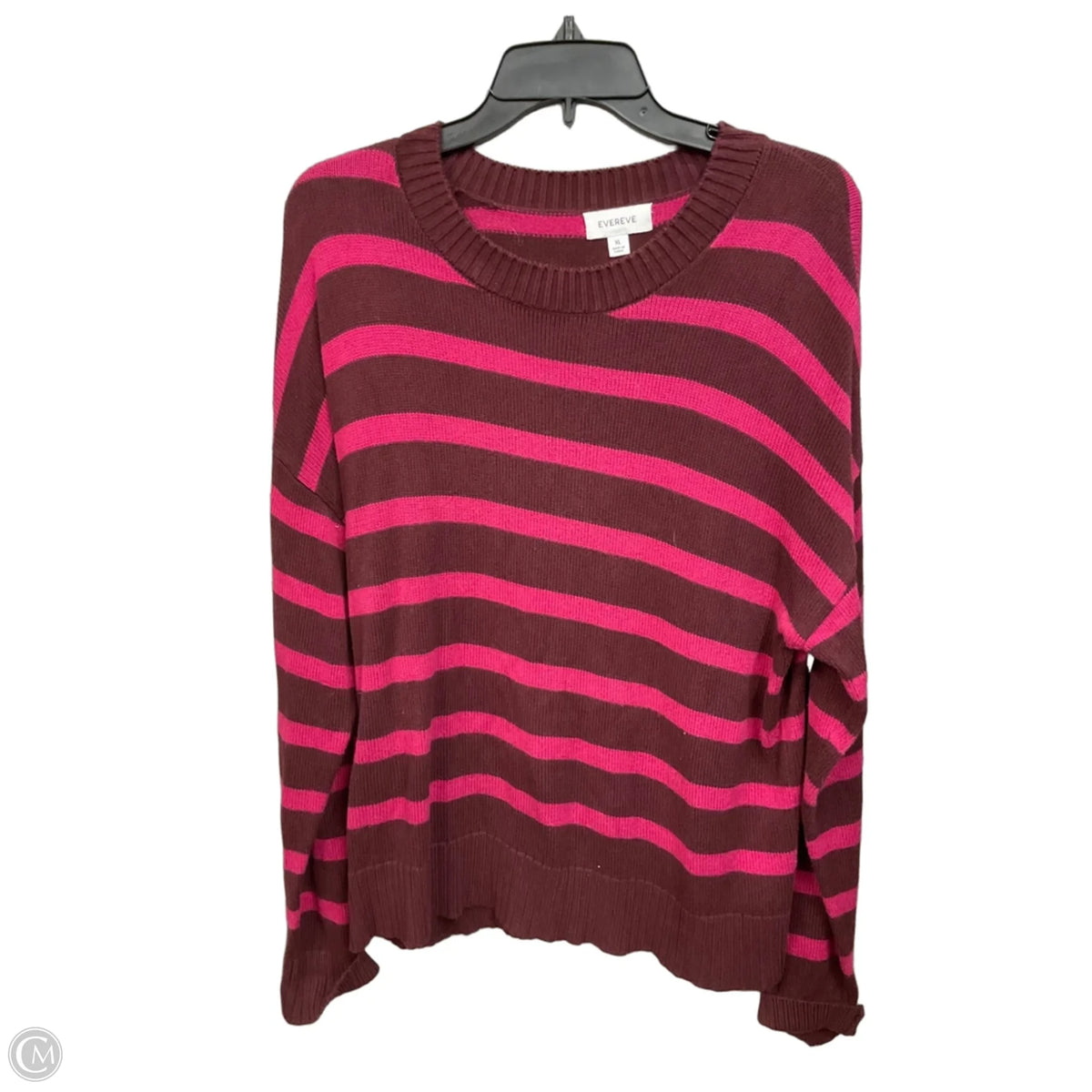 Sweater By Evereve In Striped Pattern, Size: Xl