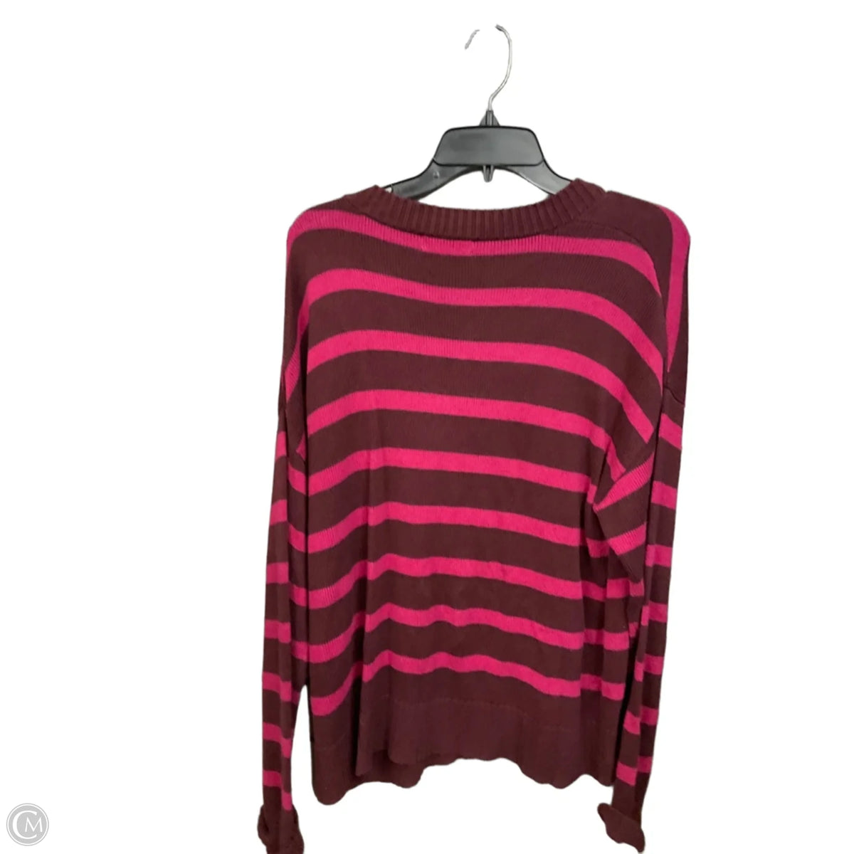 Sweater By Evereve In Striped Pattern, Size: Xl
