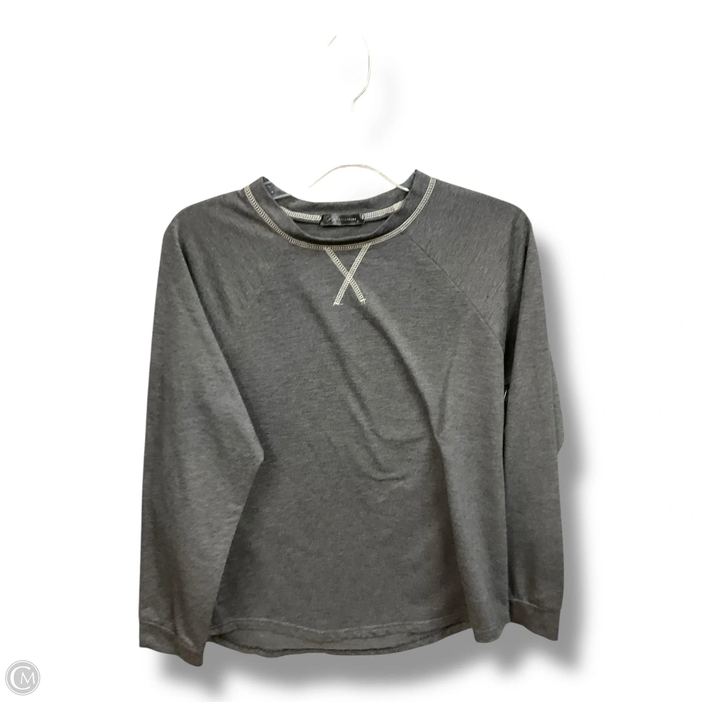 Top Long Sleeve By Clothes Mentor In Grey, Size: M