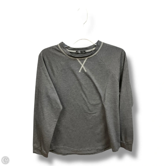 Top Long Sleeve By Clothes Mentor In Grey, Size: M