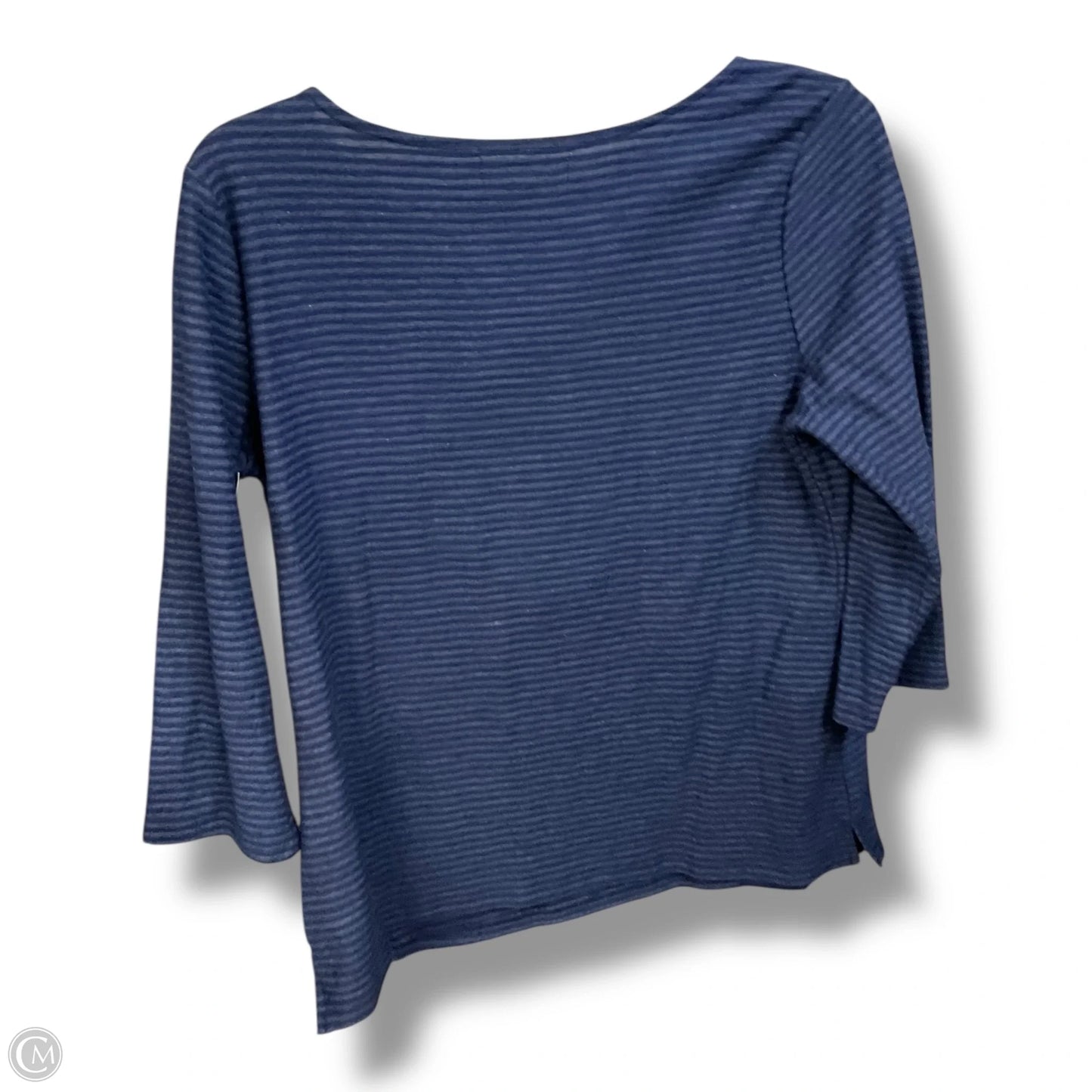 Top 2pc 3/4 Sleeve By Liz Claiborne In Blue, Size: M