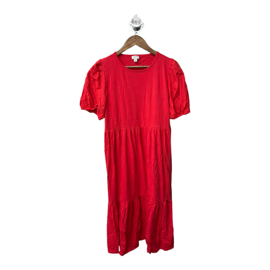 Dress Casual Midi By J Crew  Size: L