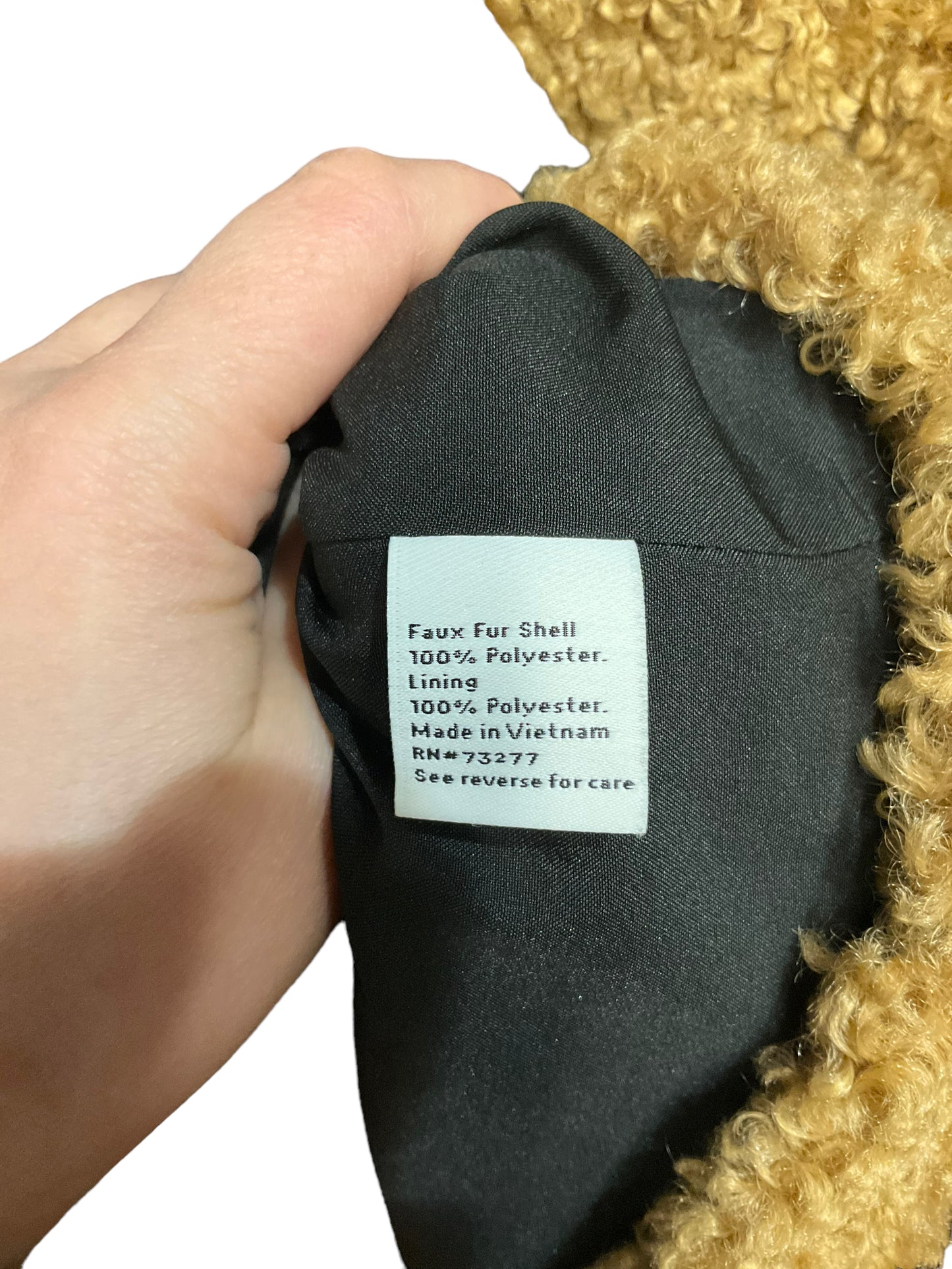 Coat Faux Fur & Sherpa By Nine West  Size: M