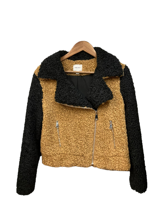 Coat Faux Fur & Sherpa By Nine West  Size: M
