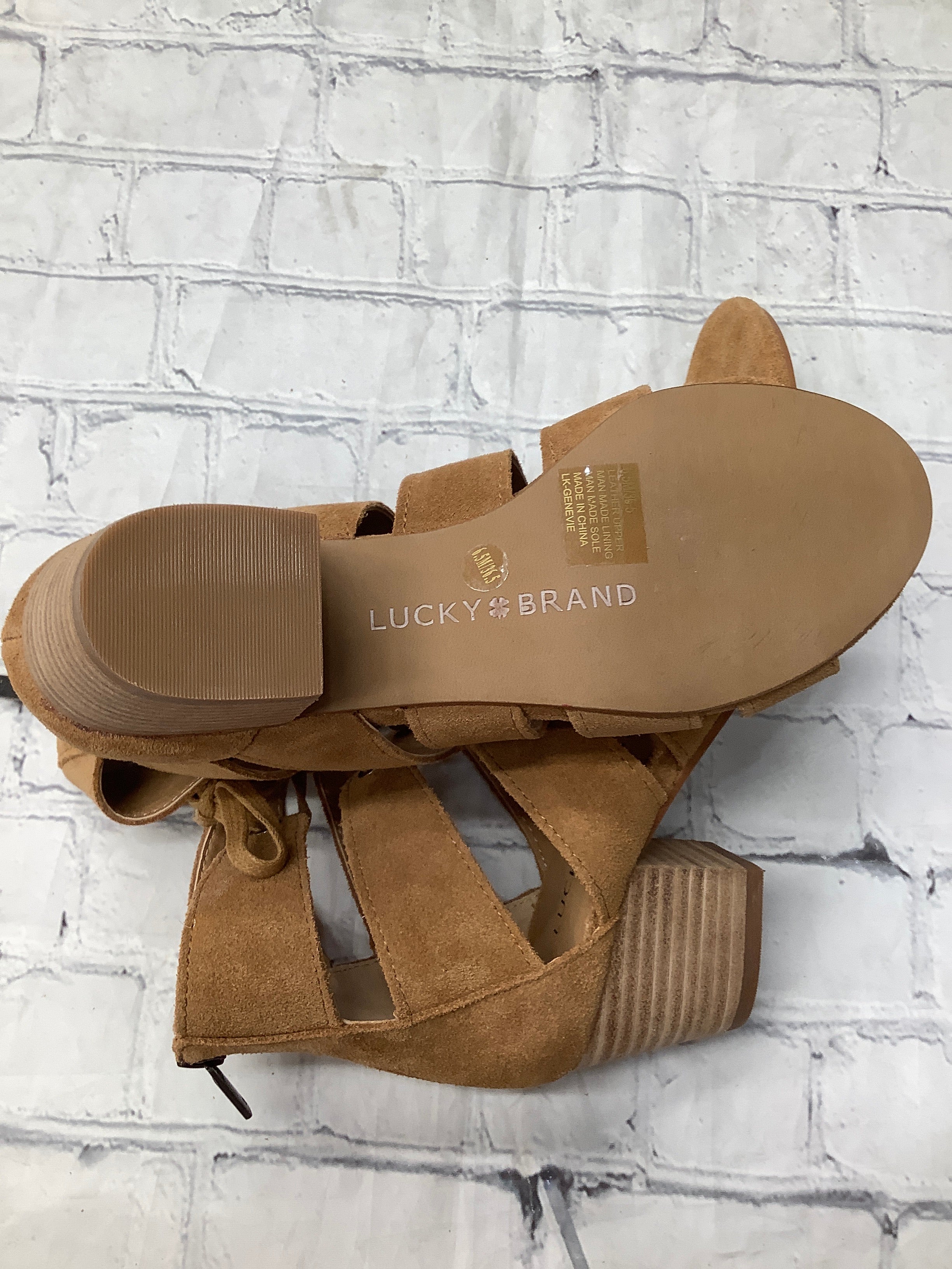 Sandals High By Lucky Brand Size 6.5 Clothes Mentor Westerville